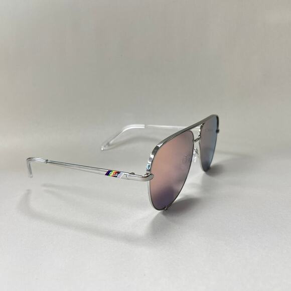 Quay Australia High Key Sunglasses Silver Gold Mirrored - Picture 3 of 10